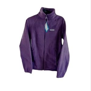 Womens Columbia Fleece Jacket. NWT. Pretty purple color!  Size L US.